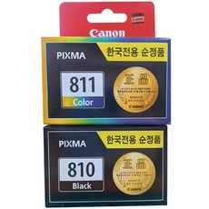 캐논 정품 PG-810 CL-811 PG-810XL CL-811XL MP237 MP287, 정품_PG810, CL811 2색 세트, 1개