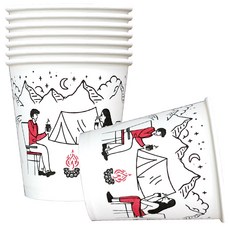 페이퍼맥스 캠핑 종이컵 180ml 2000개, 1개입