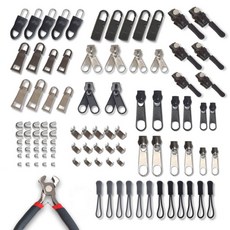 오루아 셀프 지퍼 수리 키트 100종 지퍼수선 세트, 1개