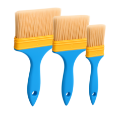 에코모스티 고급형 다용도 페인트붓 3종세트, 1개