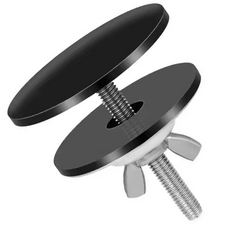 잔대리 스텐 싱크대 홀 커버 구멍 마개, 1개, 블랙