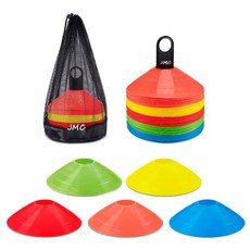 접시콘 50개 트레이닝 콘 축구 꼬깔 콘 훈련용품 축구콘 풋살 거치대 가방 포함, 1개