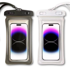 브레베네 터치 스마트폰 방수팩, 2개, 스프레이블랙1+퓨어화이트1