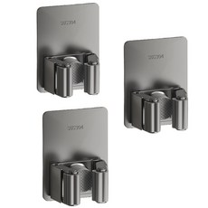 알로롱리빙 무타공 접착식 청소도구 걸이, 3개, 기본형