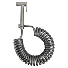 고정형 욕실 스프레이건 스프링호스세트, 고정형 실버, 5m