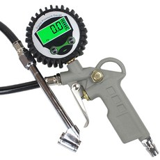 타이어게이지(권총형-디지털) 공기압 주입기, 1개