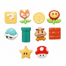 마리오 냉장고자석 현관문 자석 인테리어 마그넷, 마리오10ps