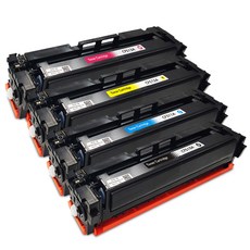 모노테크 캐논 호환토너 세트 CF510A, 1세트, 검정+파랑+빨강+노랑