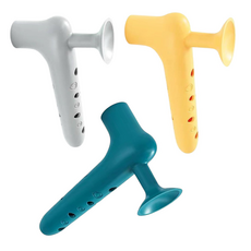 바이트 문 손잡이 보호 쿠션, 3종 색상, 3개