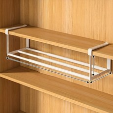 길이조절 신발 거치대 슈즈렉 틈새 언더선반 신발장 정리대, 1개, 화이트