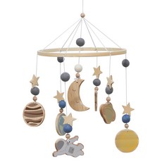 퍼닐드 원목 모빌대 신생아 아기 유아침대용, 모빌 B타입, 1개