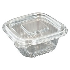 사자팩 일체형 원터치 사각 소스 용기 (소) 두쫀쿠 케이스 소분 통, 1개, 100개