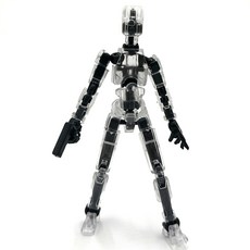 3D프린팅 다관절 DIY 액션 피규어 프라모델 로봇 데스크탑 장식 키덜트 장난감, 2개