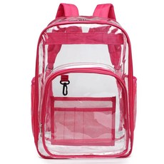 모디홈 직관가방 투명 야구장 덕질 백팩, 1개, 핫핑크