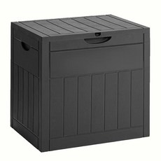 야외보관함 수납 정리함 플라스틱 조립식창고 택배보관함 데크박스 126L 수납 벤치 정원정리 야외보관함 다크그레이 브라운, 야외보관함 126L(다크그레이)