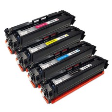 모노테크 HP CF500A CF500X 호환토너 세트, 1세트, CF500X 대용량/4색