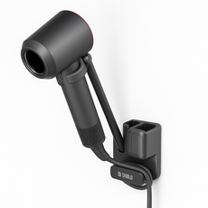 비쉴드 무타공 각도조절 헤어드라이기 거치대 X1, 1개, 그레이