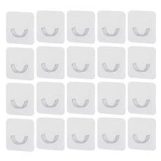 압축봉 고정홀더 무타공 걸이 생활친구, 20개