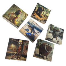 이탈리안 브레인롯 Italian brainrot 마그네틱 블럭 큐브 16pcs 1개