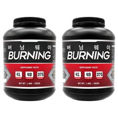 프로틴샵 버닝웨이 2통 프로틴 단백질보충제, 2개, 1.8kg