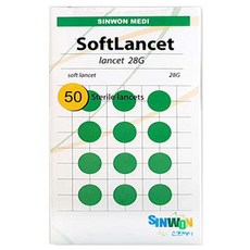 소프트 란셋 28G 채혈침, 50개입, 4개