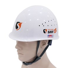 SSEDA 쎄다 MP형 통풍 안전모 (자동내피) + 턱끈 / 건설 작업 머리보호 헬멧 머리 보호대 건설안전작업모, 쎄다MP 통풍 안전모(자동) : 화이트(무인쇄), 본품 턱끈이 제공됩니다, 1개