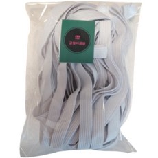 긍정미공방 코메즈밴드 10mm 12마 허리고무밴드, 화이트, 1개