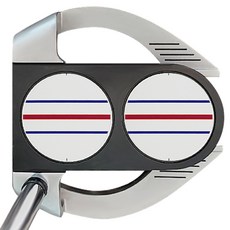 트리플트랙스티커 퍼터스티커 원형 8pc 투볼퍼터용 삼선 골프 퍼팅라인, 화이트