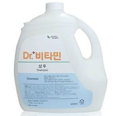 대용량 닥터비타민 샴푸 4200ml 업소용 리필 호텔용 사우나 헬스장, 4.2kg, 1개