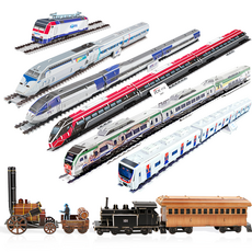 [본사직영] 코레일 기차 8종 모형 만들기 택1 - KTX ITX 새마을 청춘열차 전동열차 경인선, 기차만들기 3D퍼즐, 1개, 58피스, 08. 최초의 철도 경인선(대)