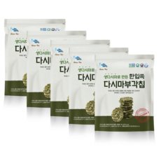 다시마 부각칩 건강간식, 150g, 5개