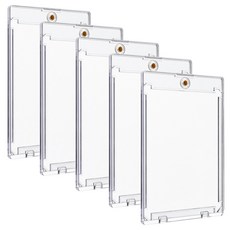 로이땅 35PT 프리미엄 자석 탑로더 카드 케이스, 5pcs