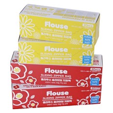 환경호르몬 없는 슬라이더 지퍼백 중형40매 + 소형 40매 세트, 혼합, 4개, 20개