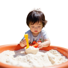 어린이 놀이용 하얀 무균 사막 모래, 1개, 19.9kg, 화이트