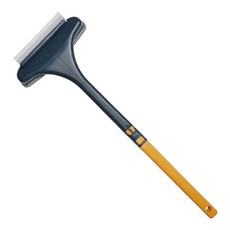 리빙블러썸 방충망 청소솔 스퀴지 브러쉬 창문 유리 먼지 제거 클리너, 옐로우네이비 1개입, 1개