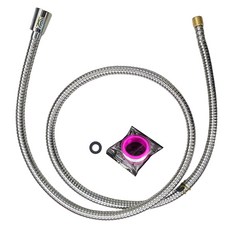 본라이프 KC인증 국산 주방 씽크대 원홀줄 메탈호스 130CM 교체용 원홀주방데크호스 수전호스, 1세트