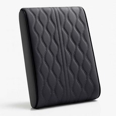 마켓제이영 바른자세 자동차 팔걸이 쿠션, 1개, 블랙