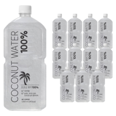 백프로 100% 저온착즙 코코넛워터 1L 1박스 12개