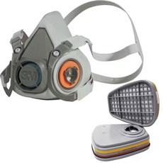 3M 6200방독면+6003k정화통 유기산성가스용 방독면 세트, 1세트