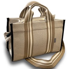 이엘로그 대용량 기저귀 가방 캔버스백 + 이너백 세트, 블랙