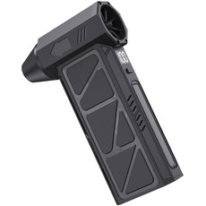 초강력 휴대용 무선 핸디 에어건 차량용 청소기 폭력 터빈 차량 세차 캠핑 송풍기, 블랙