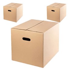 바론포장 튼튼한 택배박스 특대형 소형 무지 우체국 이사 포장 종이 박스, 이사 5호, 3개