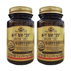 솔가 철분 25, 60정, 2개