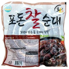 포돈 찰순대 포천 맑은물 신선한 재료로 맛있게 냉장 HACCP, 1kg, 3개