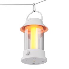 버티탭 캠핑랜턴 10000mAh 텐트조명 LED충전렌턴 감성캠핑랜턴 충전식조명 실내등 감성램프 실외무드등, 화이트, 1개