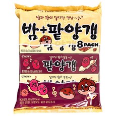 크라운 밤양갱 4p + 팥양갱 4p, 400g, 1세트