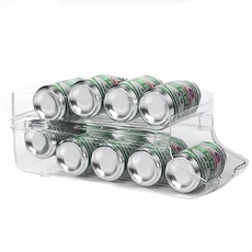 다모샵 냉장고 슬라이딩 정리 캔음료 디스펜서, 1개