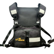 나인어드벤처 배달 조끼 안전 반사, 블랙