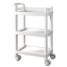 뷰티 미용실카트 미용트롤리 피부 미용웨건, 웨건 (화이트)