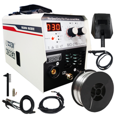 오쎈 논가스용접기 CO2용접기 노가스 휴대용 MO-270+용접봉0.5kg+용접면 풀세트